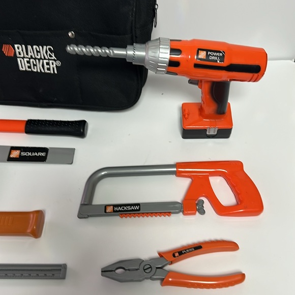 The Home Depot Kids Tool Set 7 Piece with Black and Decker Tool Bag - Picture 3 of 5